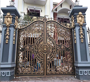 Cửa cổng tự động âm sàn 