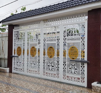 Cổng tự động 4 cánh 